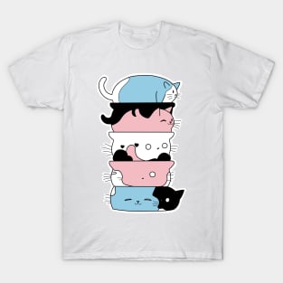 Cute Cat Stack T-Shirt